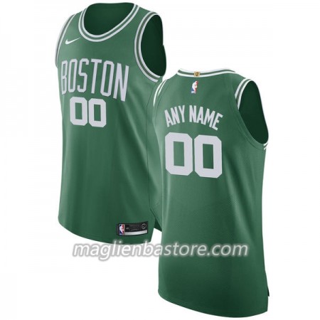 Maglia NBA Boston Celtics Personalizzate Nike 2017-18 Verde Swingman - Uomo